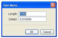 Test Menu